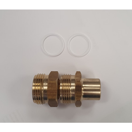 Adapter Kit Brazed to Rotalock, Copeland ZR81, ZR92, ZRD81, ZP91, ZPD91, ZBD45  (3/4" Sw  - 1.1/4" Rotalock & 7/8" Sw - 1.1/4" Rotalock)