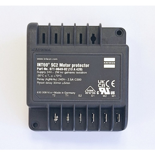 Kriwan INT 69 SC2 Protector For Copeland Scroll 24V DC (Part Number 13A420, supersedes 13A196)